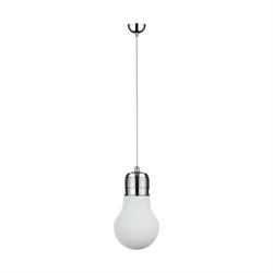 Ampoule Lampe pendante 1xE27 Max.60W Chrome/Transparent/Blanc BRITOP Lighting 2820102