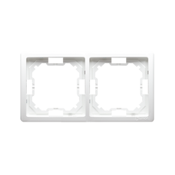 Cadre double – universel horizontal et vertical, blanc Kontakt Simon BMR2/11 modulaire