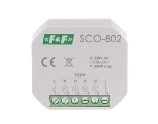 Variateur de lumière encastrable, avec mémoire des réglage 300W SCO-802 F&F