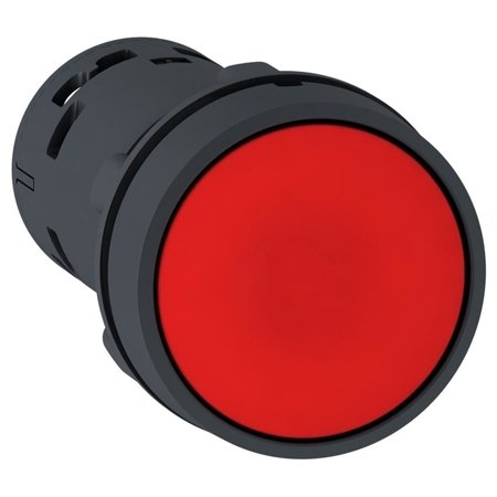 Harmony bouton-poussoir affleurant - Ø22 - rouge - 1O