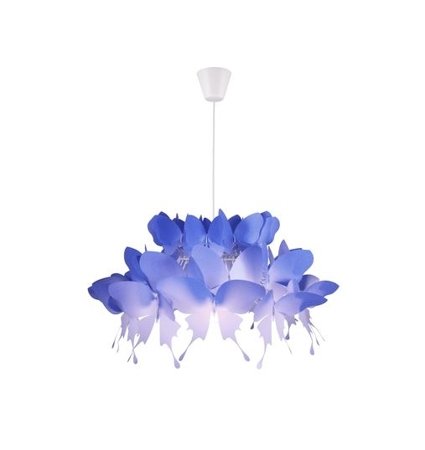 Lampe suspendue décorative Farfalla bleu foncé