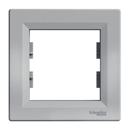 Plaque simple, horizontale, aluminium - Asfora Schneider