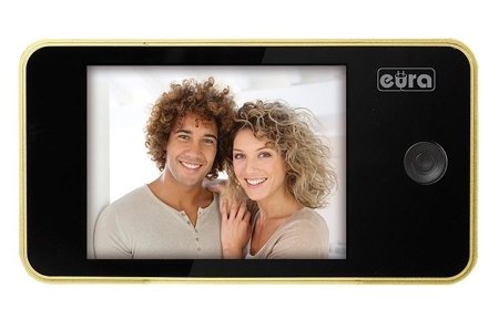 Portier vidéo "EURA" VDP-01C1 ERIS gold 3.2'' LCD