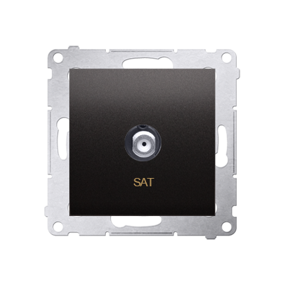 Simon 54 Premium Anthracite Prise d'antenne SAT simple (modulaire) DASF1.01/48