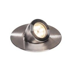GIMBLE OUT encastré de sol extérieur, inox brossé, LED, 13W, 3000K, IP67, inox 316, SLV